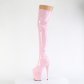 extra vysoké růžové kozačky nad kolena Flamingo-3000-bp - Velikost 41