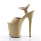 extra vysoké béžové sandále Flamingo-809-cr - Velikost 38
