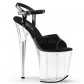 extra vysoké dámské černé sandále Flamingo-809-bc - Velikost 38