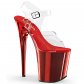 červené boty na extra vysokém podpatku Flamingo-808-crch - Velikost 41