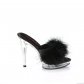 dámské černé erotické pantofle Glory-501-8-bppuc - Velikost 41