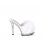 dámské bílé erotické pantofle Glory-501-8-wpuc - Velikost 37