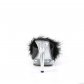 dámské černé erotické pantofle Glory-501-8-bppuc - Velikost 39