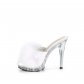 dámské bílé erotické pantofle Glory-501-8-wpuc - Velikost 35