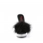 dámské černé erotické pantofle Majesty-501-8-bpuc - Velikost 37