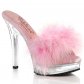 dámské růžové erotické pantofle Majesty-501-8-bppuc - Velikost 38