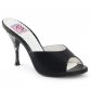 černé dámské pantoflíčky s kamínky Monroe-05-bpu - Velikost 39