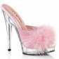 dámské růžové erotické pantofle Sultry-601f-bppu - Velikost 42